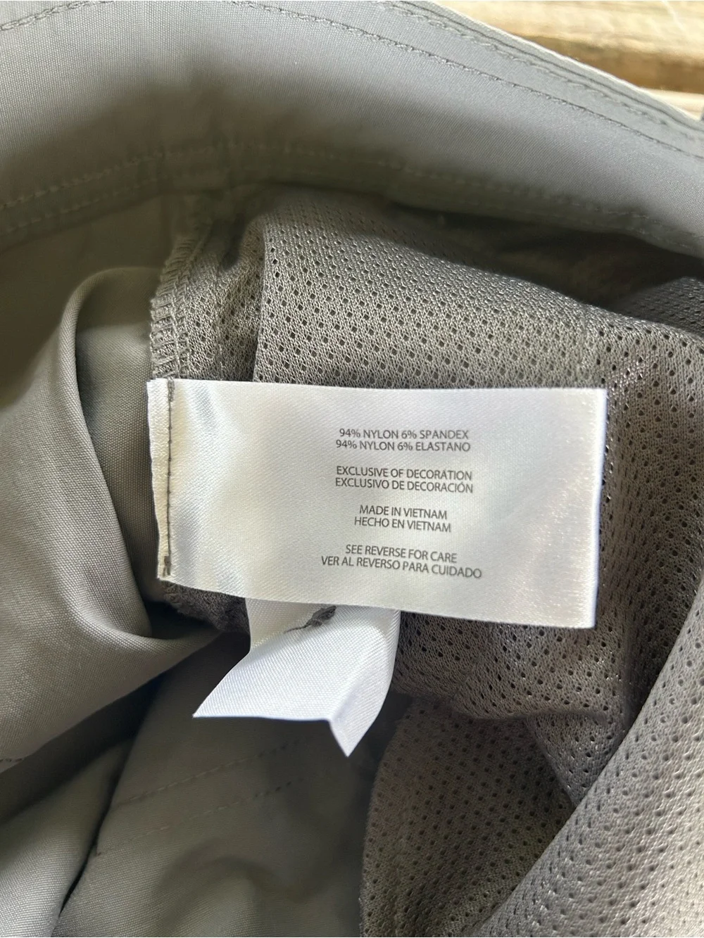 Eddie Bauer Gray Cargo Shorts